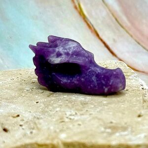 Amethyst Dragon Head